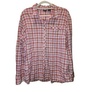 Eddie Bauer Pink Top Women's XL